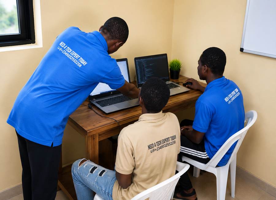 Code review during a physical training class