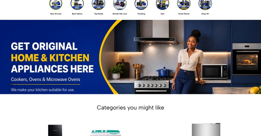 GMEK Electronics Store e-commerce project