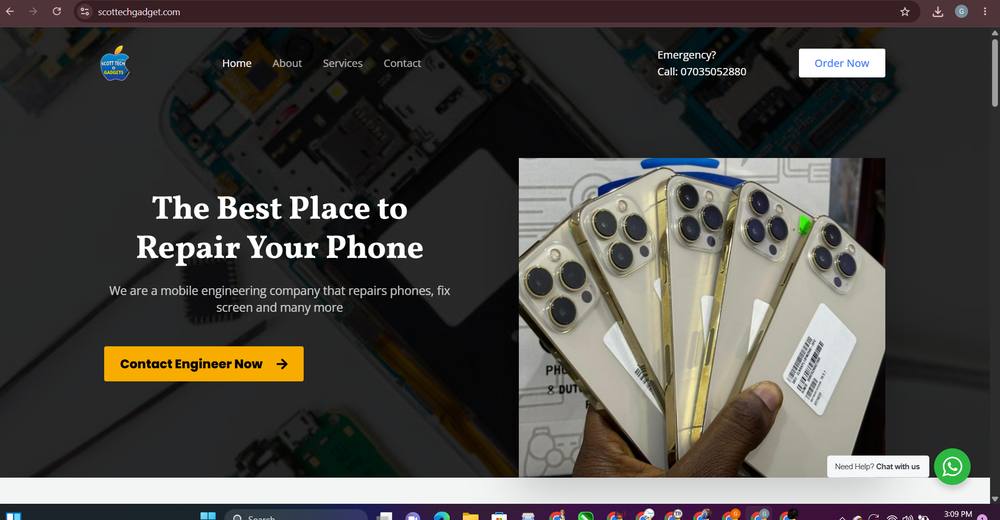 Scottech Gadgets online retail project