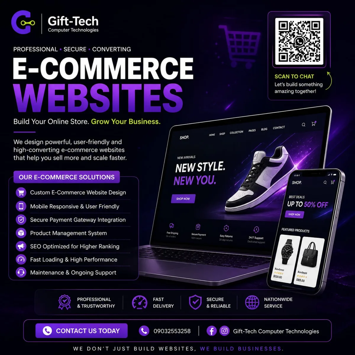 Gift-Tech E-commerce Website Development service